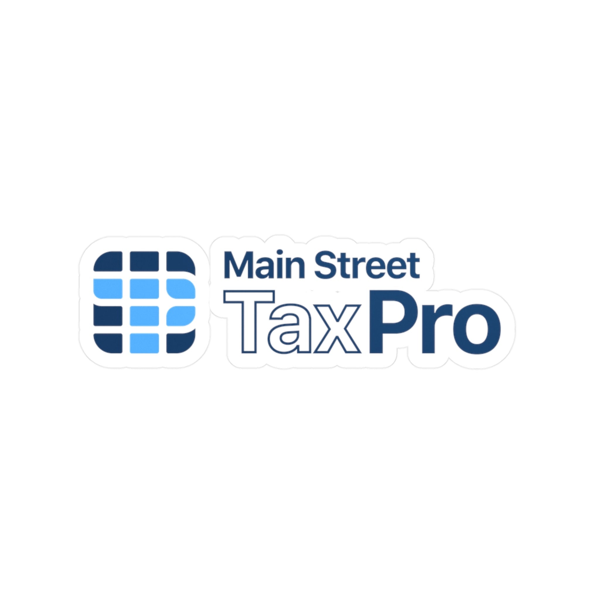 Tax Pro Logo - Vinyl Decal